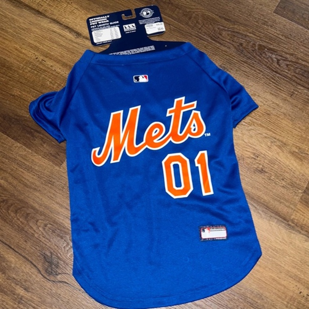 New York Mets Citi Field Pet Baseball Jersey